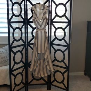 Adorable high-low dress with cut-out in back